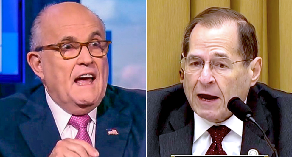 Rudy Giuliani rages against House Judiciary Chairman in grotesque Twitter meltdown