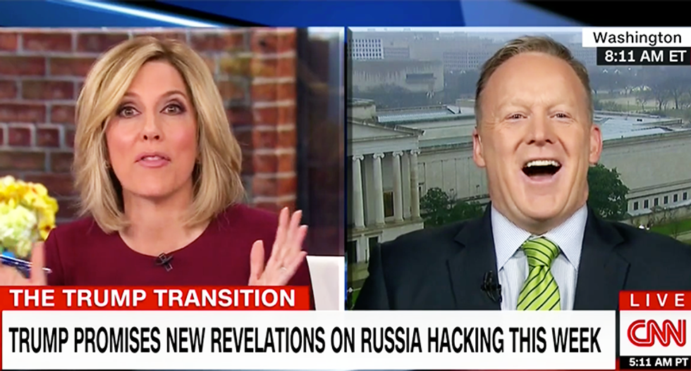 CNN host speechless after Trump spokesman admits they have no response to possible Russian hacking