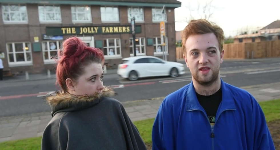 'My eye was filled with blood': Gay couple attacked by armed gang of 15 people