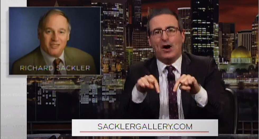 John Oliver unleashes hellfire on OxyContin creator by releasing his version of a deposition the company tried to hide