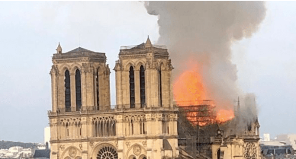 WATCH LIVE: Paris' Notre Dame Cathedral is on fire