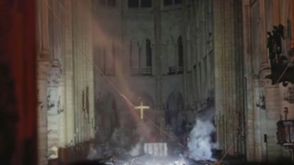 Colossal scale of Notre Dame fire revealed in heartbreaking images