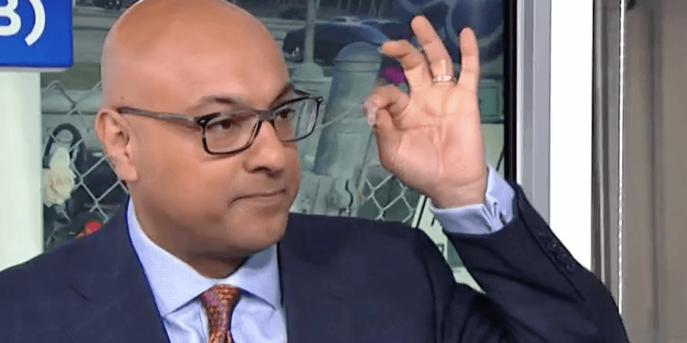 Ali Velshi rips apart Parkland 'secret earpiece' conspiracy theory: 'I'm wearing one right now'