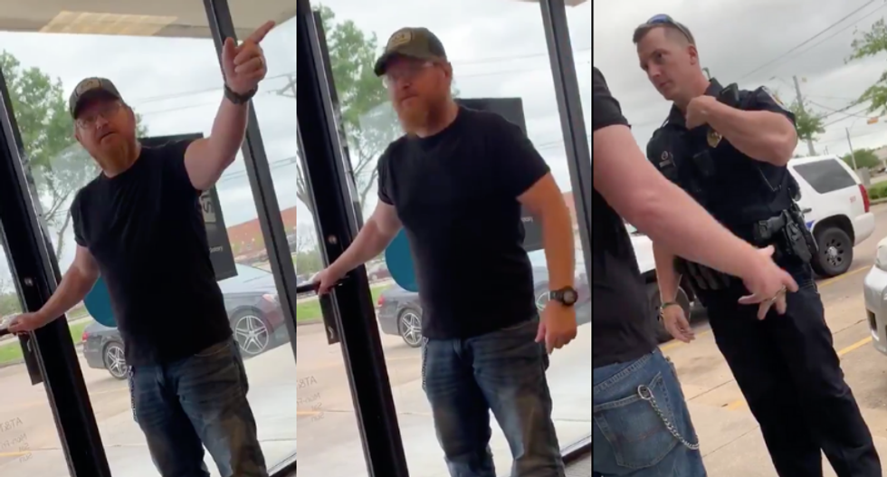 WATCH: Raging Texas man abuses and threatens Arab store employee — then gets his comeuppance