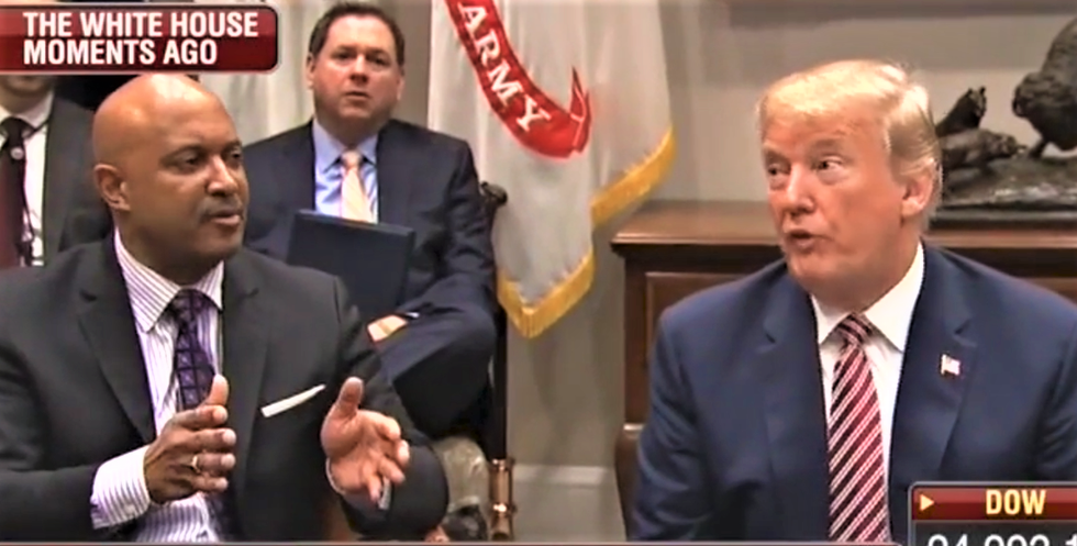 ‘I just don’t know what that means’: Trump gets completely lost during meeting on school shootings