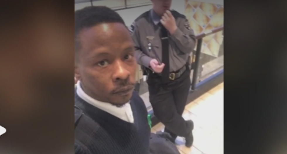 WATCH: Mall cop hassles black security guard and orders him to strip down