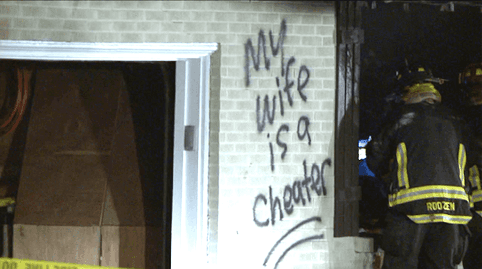 Colorado firefighters arrive to find ‘MY WIFE IS A CHEATER’ scrawled on burning home