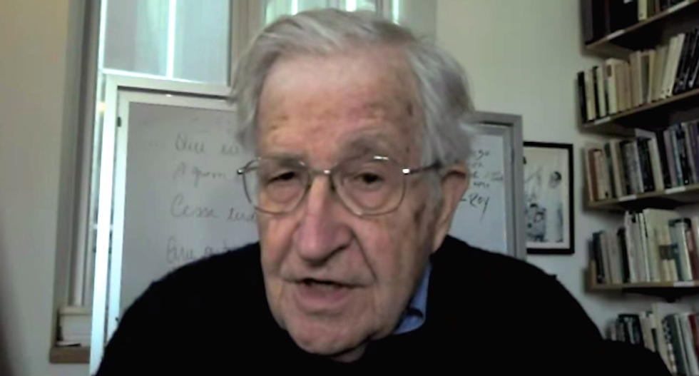 Chomsky: Trump's rise fueled by same societal 'breakdown' that birthed Hitler