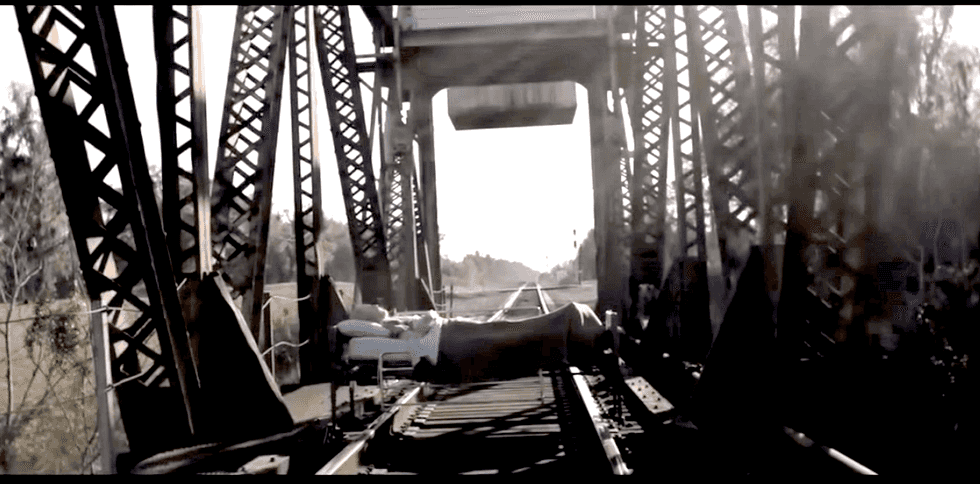 Video shows terrifying seconds before Georgia film crew's fatal run-in with freight train