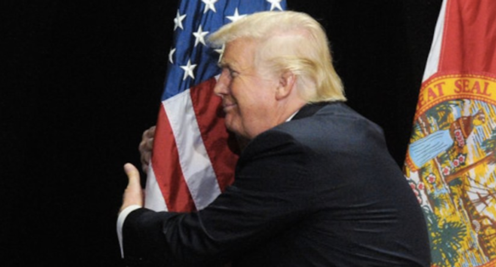 Here's how Trump exploited poverty-stricken Americans' patriotism for personal gain