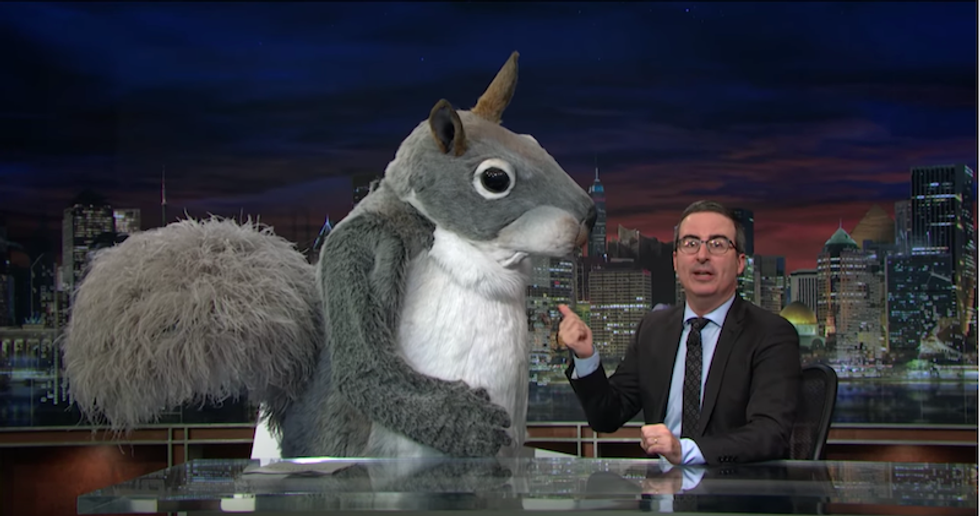 'Eat sh*t!' John Oliver and squirrel celebrate winning defamation case brought by 'Dr. Evil' coal baron