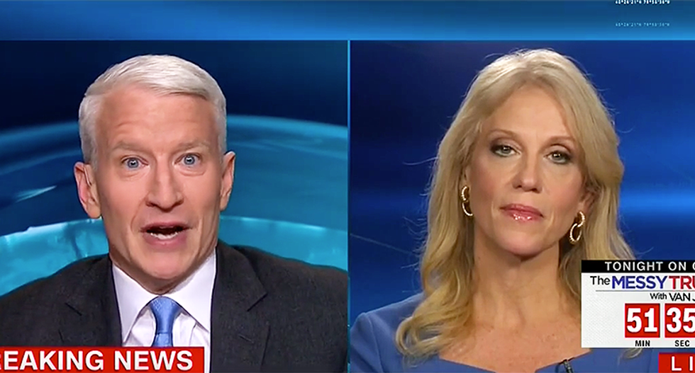 Cooper wrecks Kellyanne Conway for denying intel report: 'You weren't in the briefing. You don't know'