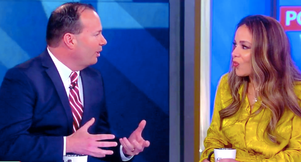 Republican flops so hard on The View that he uses a made-up word to defend Trump's obstruction