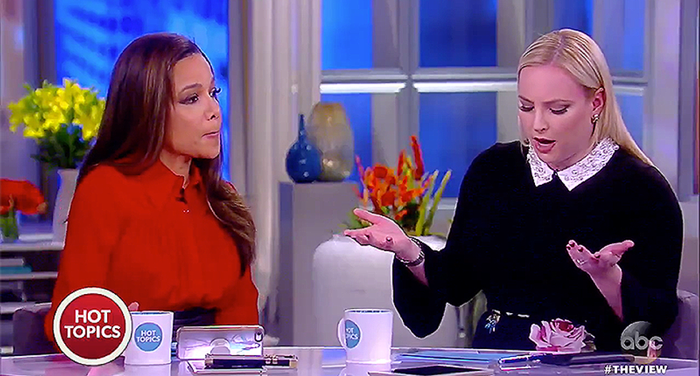 WATCH: Meghan McCain flails wildly after defending Ivanka Trump by comparing her to Chelsea Clinton