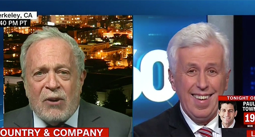 Robert Reich speechless after Jeffrey Lord claims Trump free to flout ethics because he won