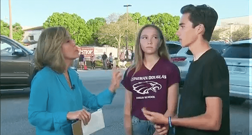 ‘Stand up to the NRA and rip off your shock collar’: Parkland teen David Hogg calls out Trump as a ‘coward’