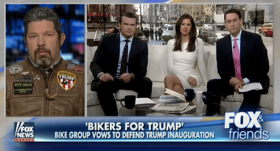 A 'prayer shield' and a 'wall of meat': Christians and bikers vow to protect Trump at inauguration