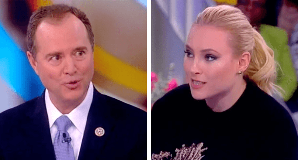 Meghan McCain tries to corner House intel Dem about Trump-Russia 'overhype' -- and it backfires spectacularly