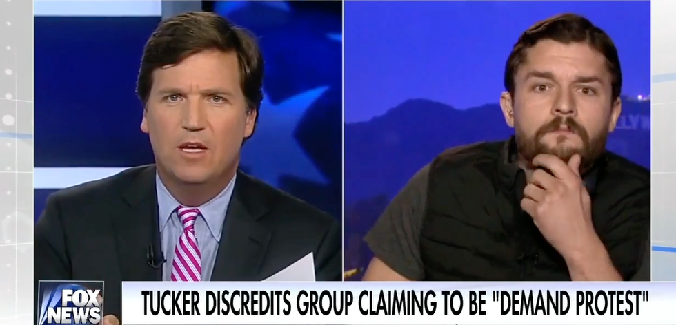 ‘I wouldn’t be given airtime unless I was legitimate’: Fake protest organizer trolls Tucker Carlson
