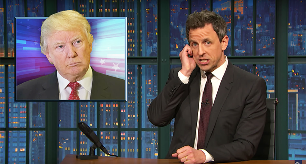 Seth Meyers shreds Trump on Obamacare: ‘He talks about policy like he’s trying to get off the phone'