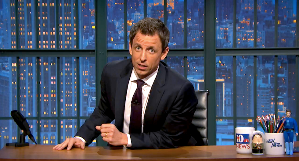 If you miss Jon Stewart's war on bullsh*t — turn on Seth Meyers