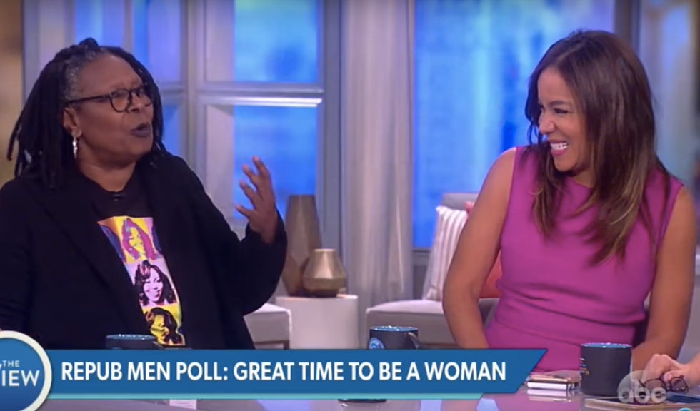 'It's so sad -- I feel for them': 'The View' panel scoffs at GOP poll saying white men are persecuted