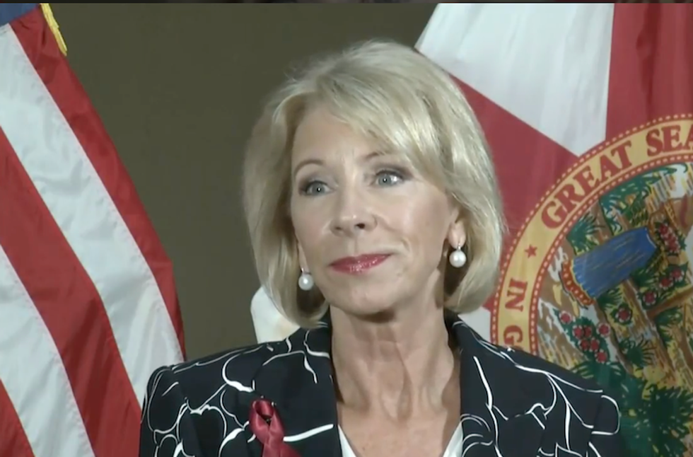 Democrats attack DeVos after her department aides tried to kill internal investigation into her actions: report