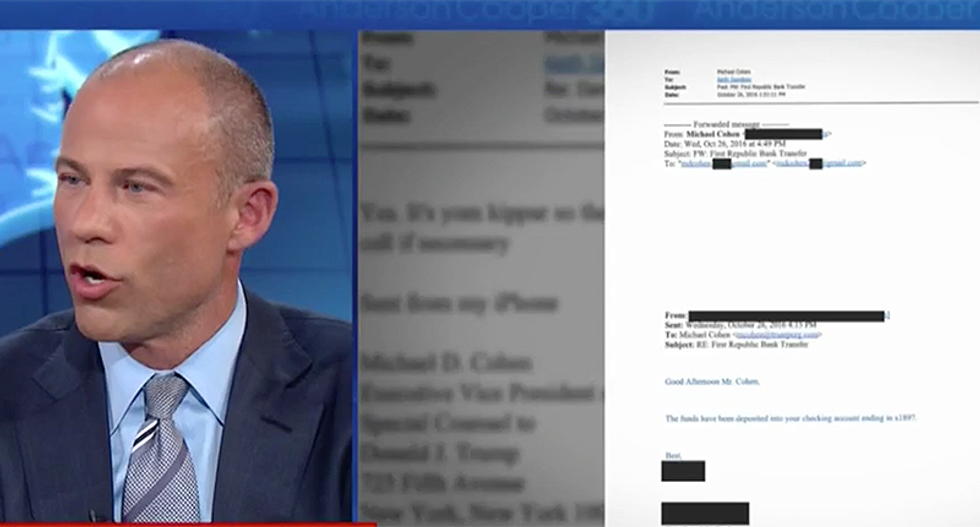 BUSTED: Stormy Daniels' attorney releases new email where Michael Cohen admits he's speaking for Donald Trump