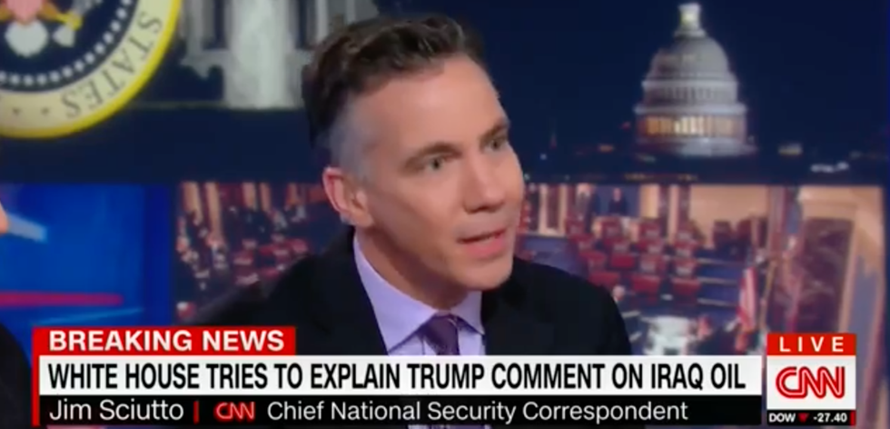 'It's nuts!': CNN'S Jim Sciutto slams Trump's 'ridiculous' suggestion the US should take Iraq's oil