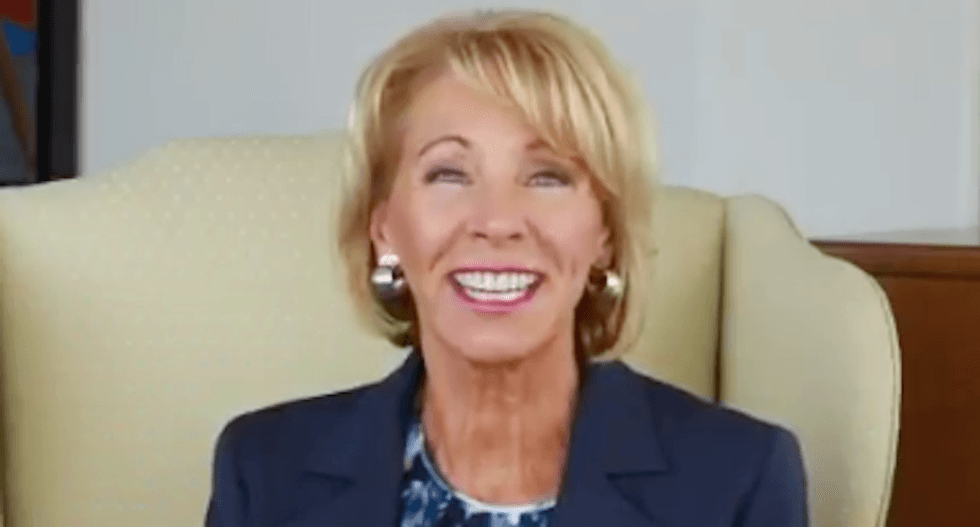 Angry teachers slap down praise from Betsy DeVos: 'You can thank us by resigning'
