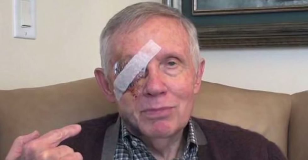 Punked: Limbaugh, Beck, and Breitbart swallow fake story about Harry Reid and his 'drunk' brother brawling