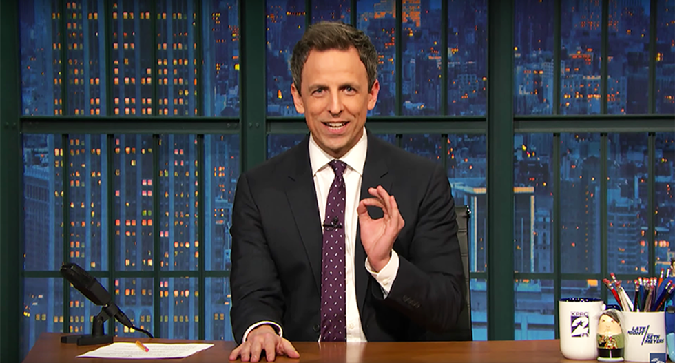 Seth Meyers hits Congress for 'thoughts and prayers' adage: 'If you’re not willing to do anything -- just be honest'