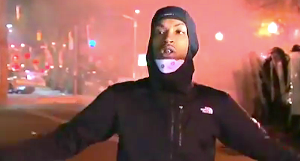 Baltimore protester's creepy arrest on live TV prompts concerns of 'blackbag kidnapping'
