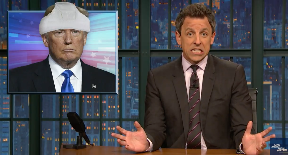 Seth Meyers says Trump never went on his show because he refused to apologize on-air for 2011 mockery
