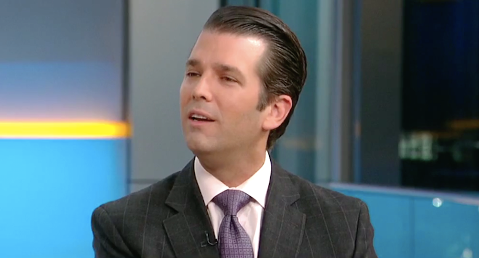 WATCH: Don Jr gloats to Fox News over GOP statement clearing Trump in Russia probe