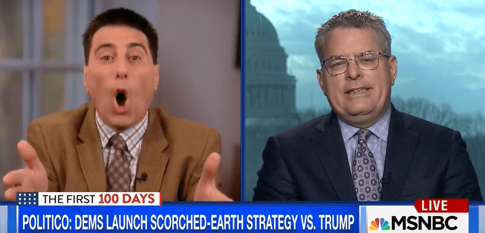 'Donald Trump is a baby!': Opposing brothers brawl on MSNBC over president's voter fraud paranoia