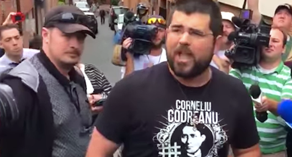 White nationalist figure quits after he's cuckolded and beaten up by racist group co-founder