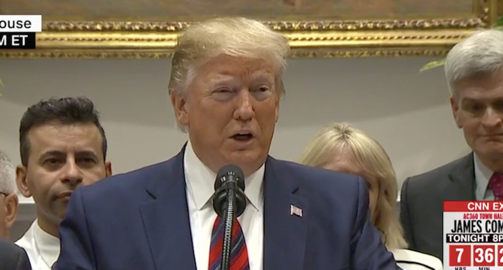 Trump goes on bizarre anti-Mueller rant where he claims there are 'thousands' of photos of him with Comey