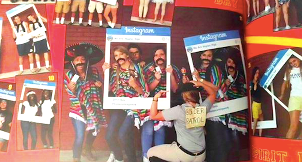 Florida high school publishes 'racist' yearbook pic of teens dressed as immigrants and border patrol agents