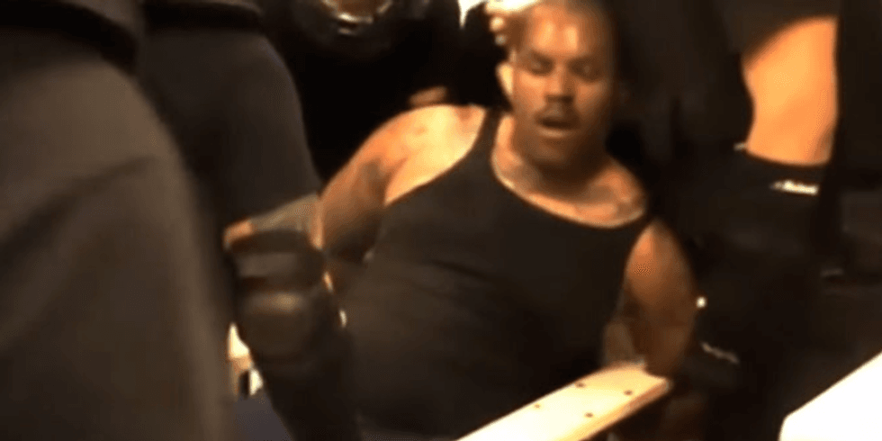 'I can't breathe! I'm choking on my blood': Disturbing video of Black soldier dying in Texas jail