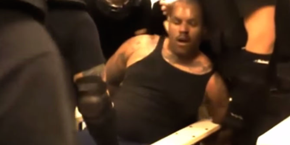 'I can't breathe! I'm choking on my blood': Disturbing video of Black soldier dying in Texas jail