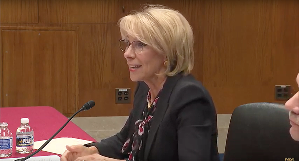 Betsy DeVos throws the Trump administration under the bus for wanting Special Olympics cuts