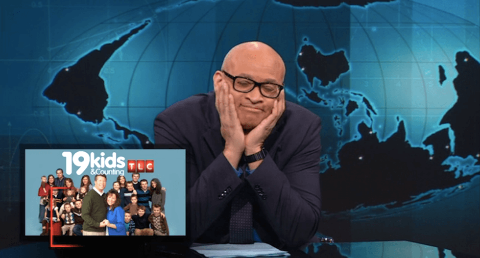 Larry Wilmore destroys 'dangerous hypocrite' Josh Duggar: 'I hate pedophiles but I love irony'
