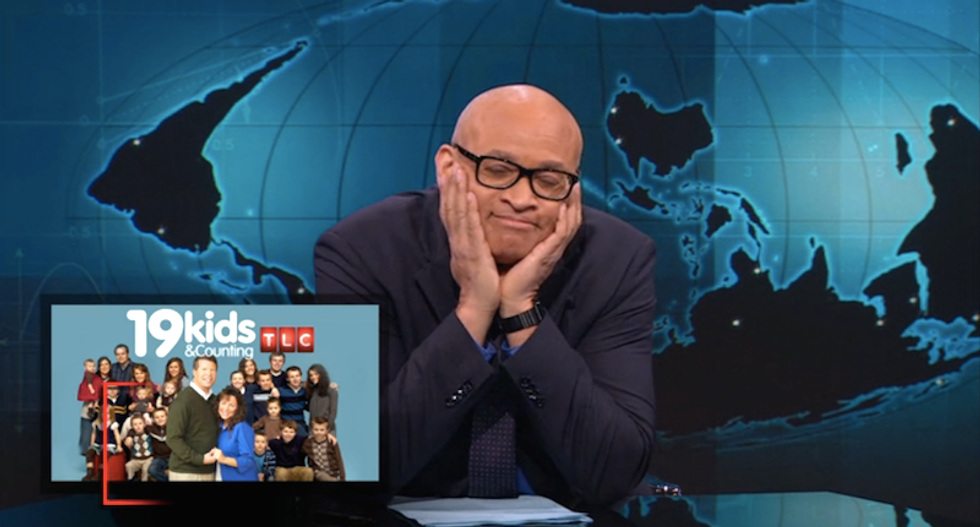 Larry Wilmore destroys 'dangerous hypocrite' Josh Duggar: 'I hate pedophiles but I love irony'