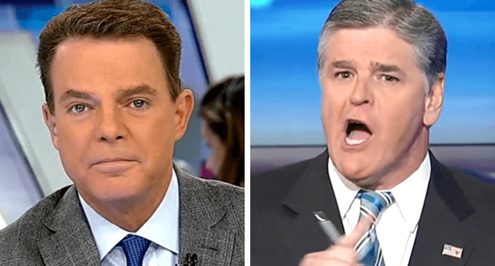 Hannity talked smack about Fox colleague Shep Smith to Trump at Mar-a-Lago — and he 'ate it up'