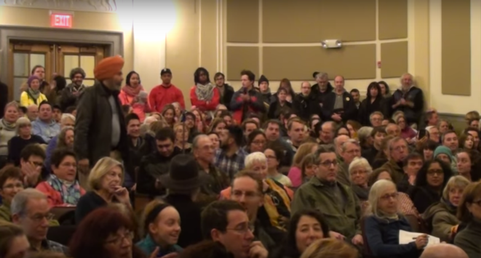 Crowd grills Senate Dem for voting to confirm Trump's CIA pick: 'When Pompeo tortures, we'll be back'