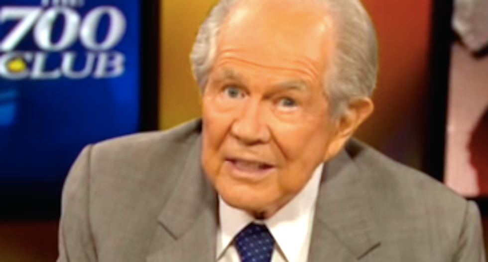 Pat Robertson: Comfort grieving mom by saying God stopped her dead baby from becoming next Hitler