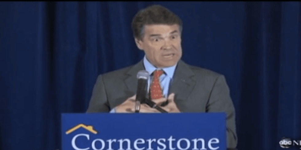 Throwback Thursday: 13 Times we're pretty sure Rick Perry was high as a kite on drugs