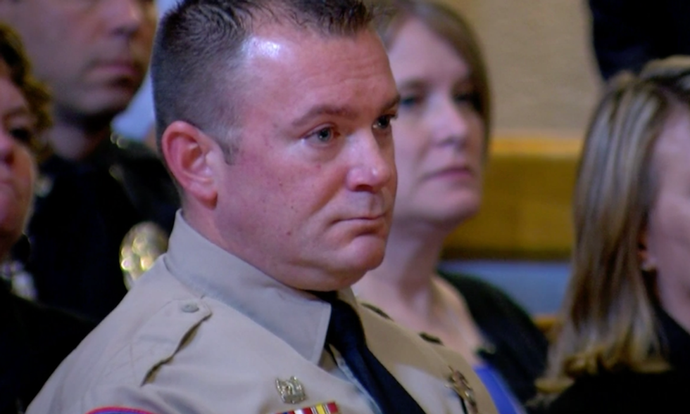 Texas cop loses job after allegedly drunkenly assaulting 12-year-old girl petting a puppy at an Austin barbecue restaurant