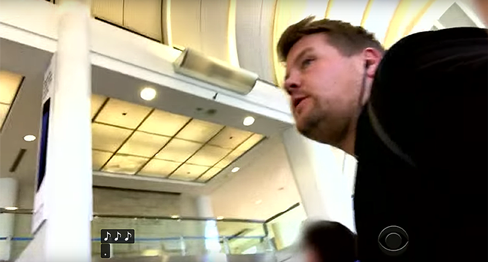 Brit James Corden nails Trump’s ban by showing how easily ‘white Christians’ breeze through security